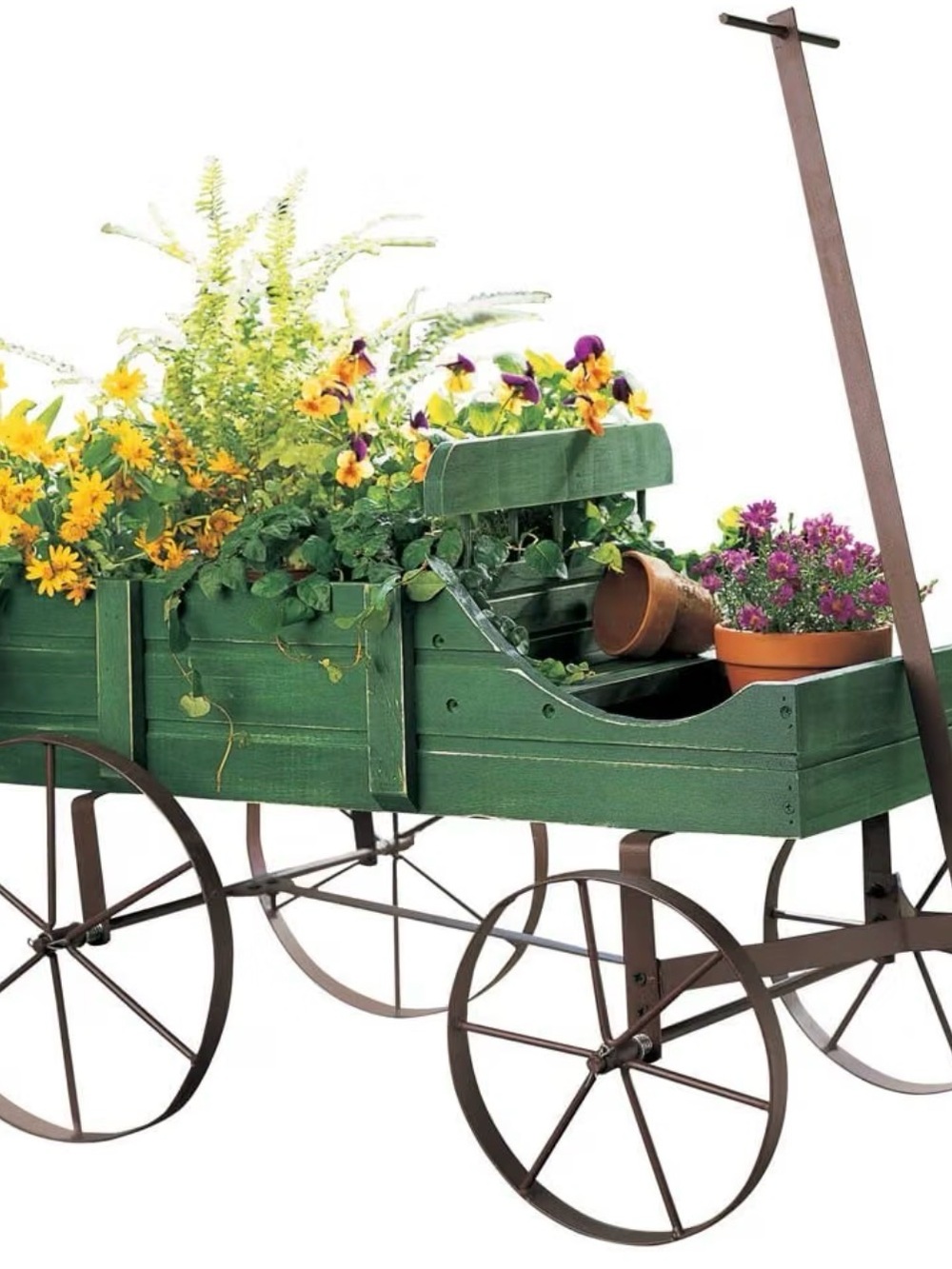 Amish Bluish-Green Country Wagon